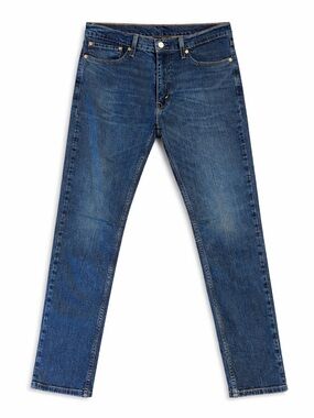 Levi's Straight-Leg Men's Jeans in Medium Blue Wash 511 Classic Pants Denim
